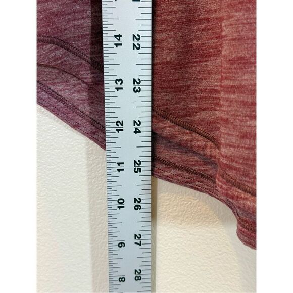 Lululemon Women’s Sweat Date Heathered Burgundy Tank Top Size 8 - Picture 5 of 7